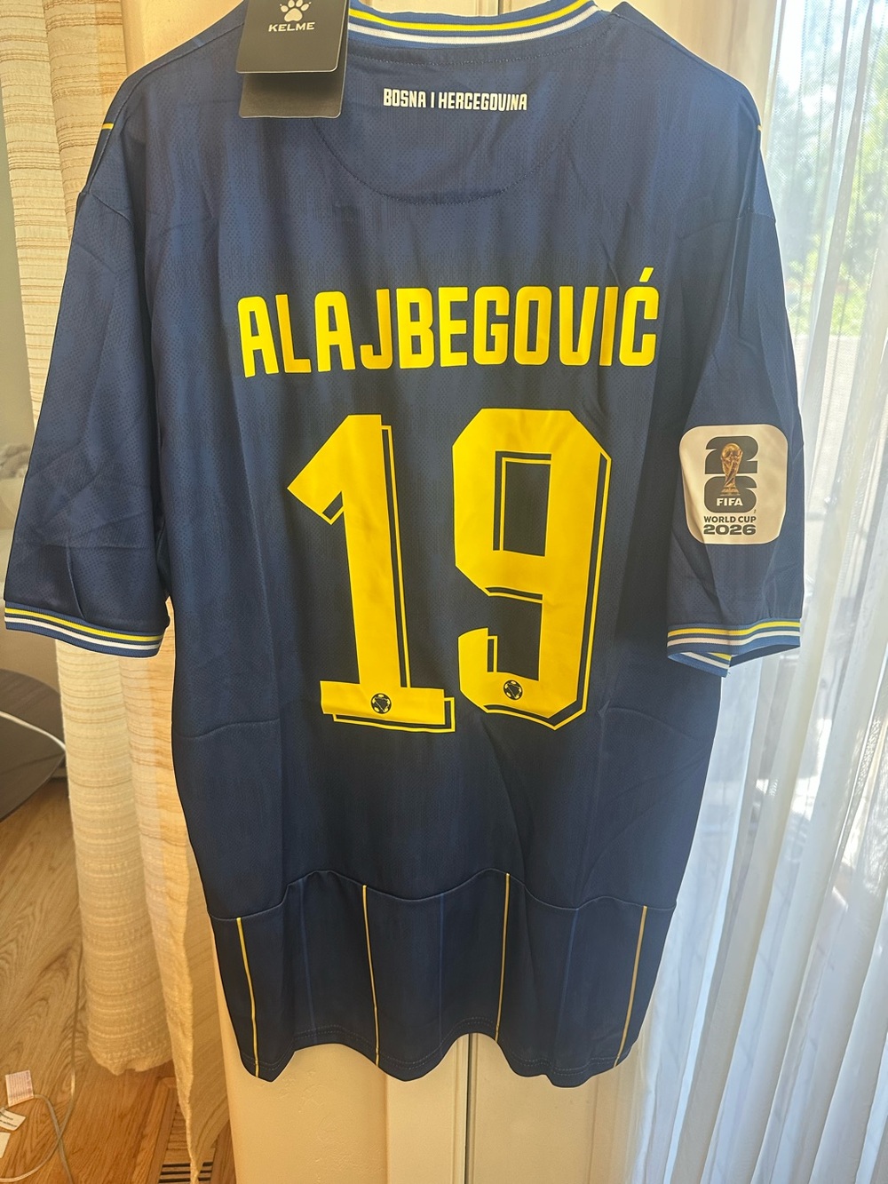 Bosnia and Herzegovina Home Football Soccer Jersey Shirt Kerim Alajbegovic19 2XL